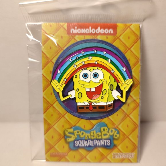 Spongebob Squarepants Imagination Lapel Pin - Picture 1 of 3